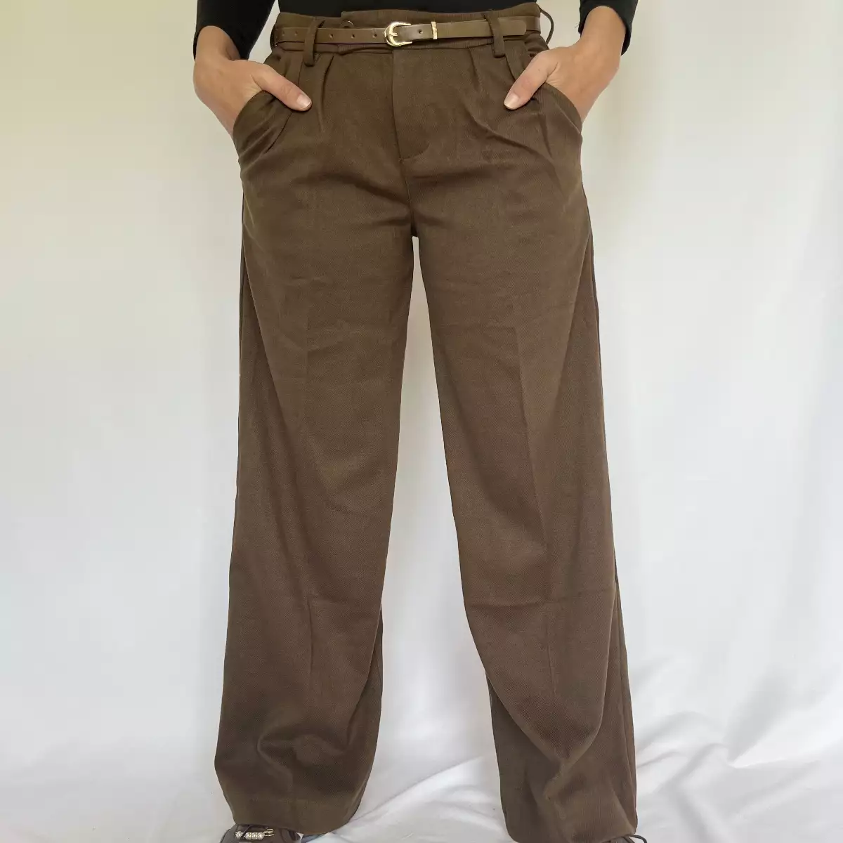 Pantalon Camille chocolat