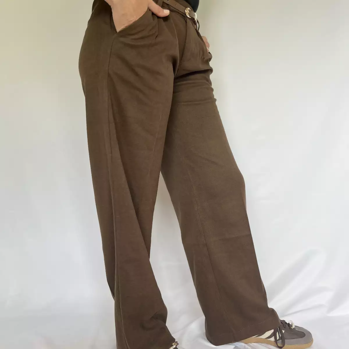 Pantalon Camille chocolat