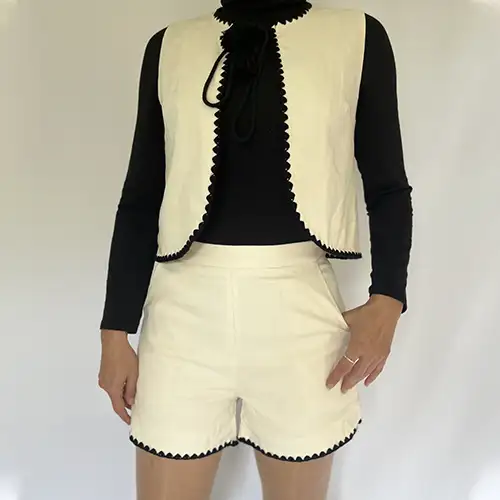 Short Éléna Blanc